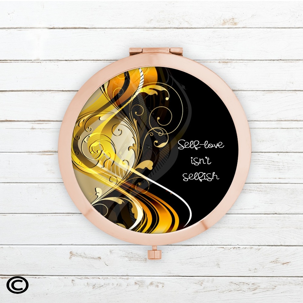 Funny Motivational Compact Mirrors